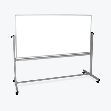 Luxor Reversible Magnetic Mobile 72x40 Whiteboard/ Whiteboard MB7240WW